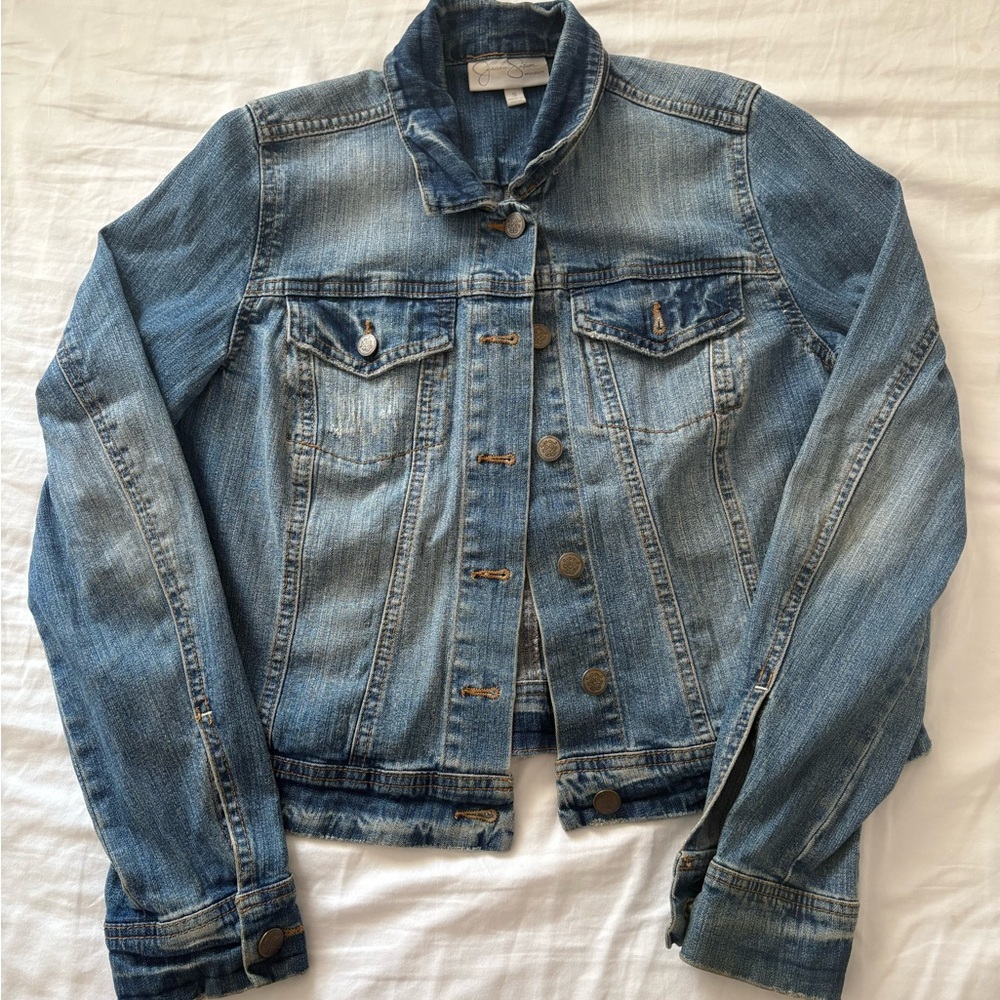 Jessica Simpson Blue Jean Jacket